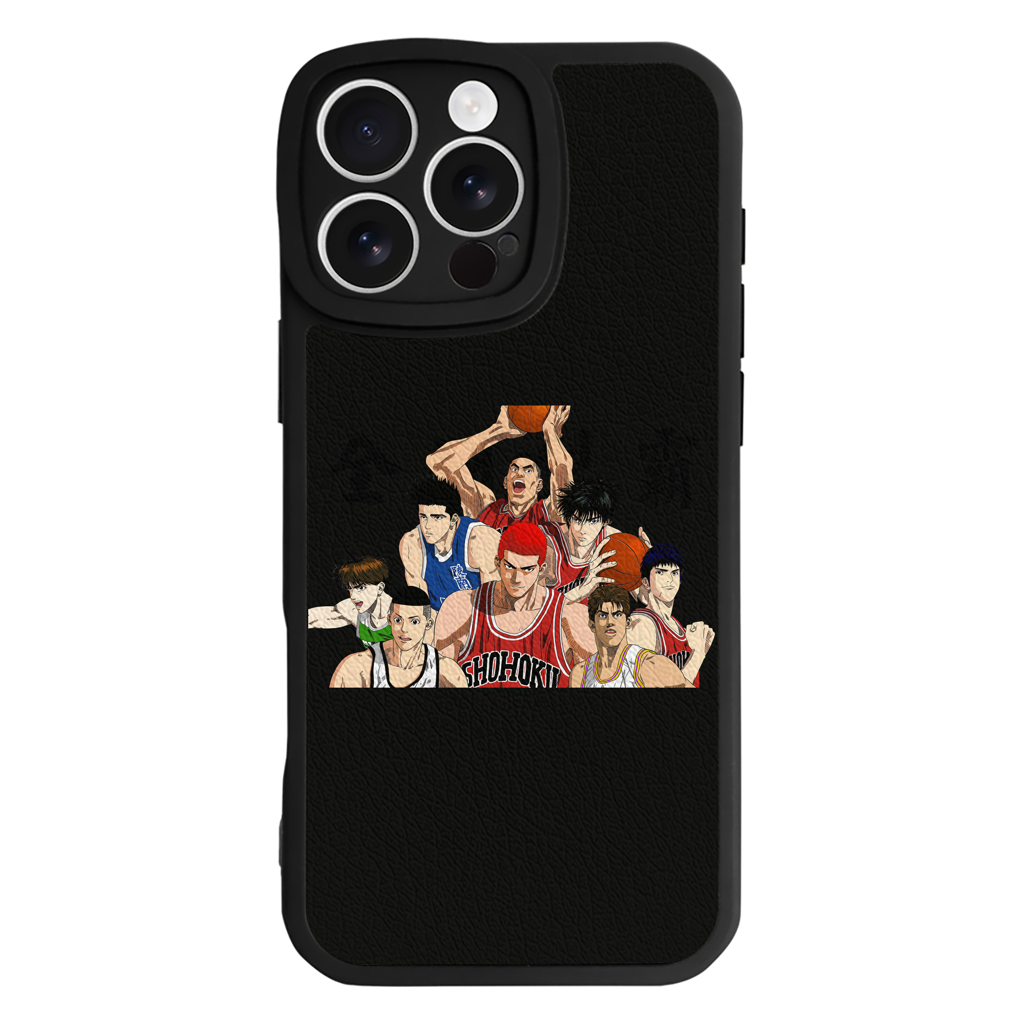 （画像用） SLAM DUNK／スラムダンク 【iPhone 16シリーズ対応】シリコンスマホケース（レザー調） 材質：シリコン
